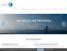 Tablet Screenshot of csc.org.pl