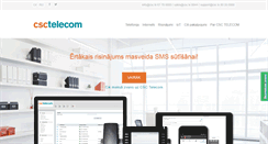 Desktop Screenshot of csc.lv