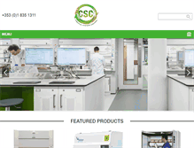 Tablet Screenshot of csc.ie