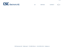 Tablet Screenshot of csc.ch